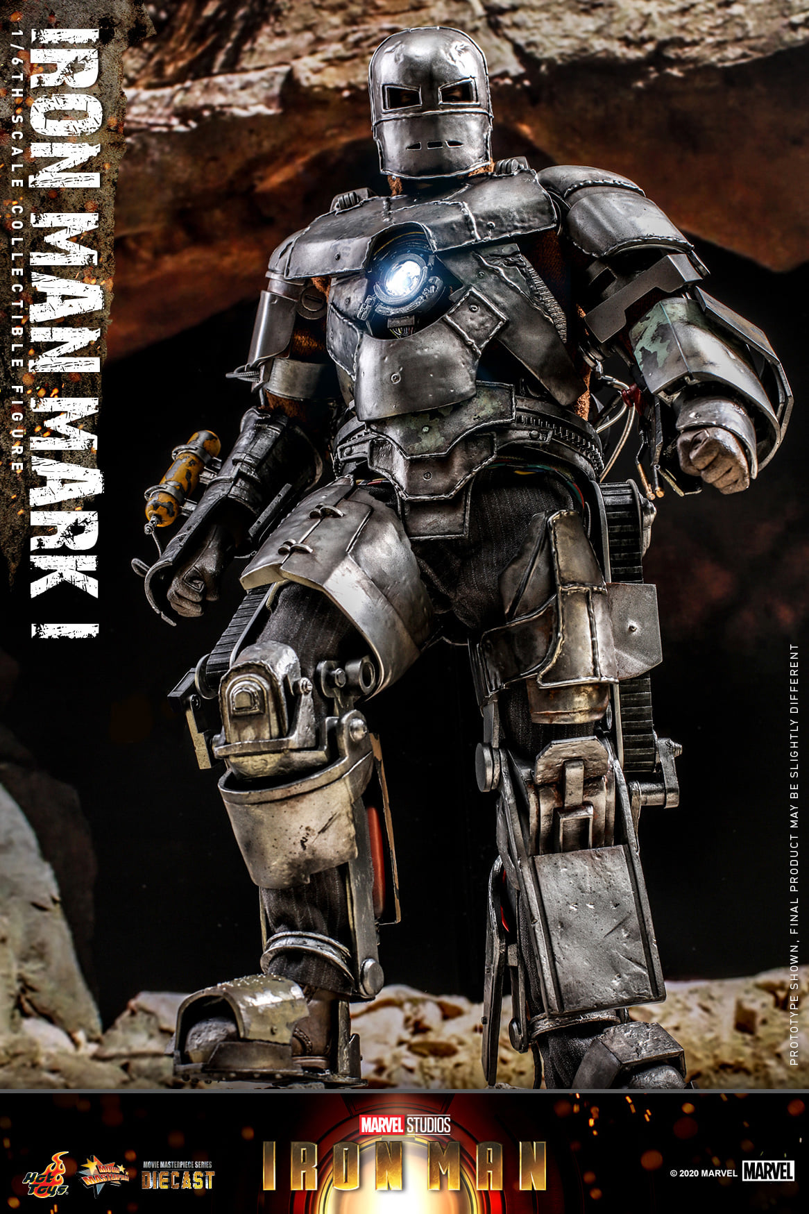 Hot Toys Marvel Iron Man Mark I Diecast Sixth Scale Figure MMS605D40